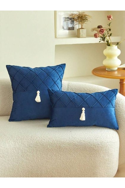 1 Piece Çima Tassel Decorative Throw Pillow Case