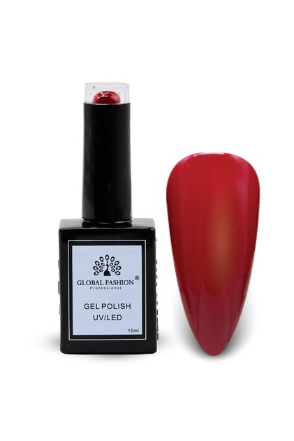 Coral Crush UV/LED Gel Polish Set – 6 Shades, Base & Top Coat, 15 ml Glossy Soak-Off Kit