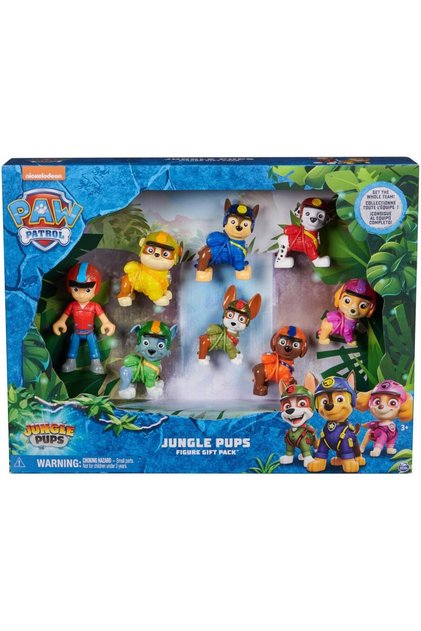 Set 8 figurine Paw Patrol Jungle