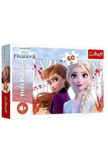 Puzzle Trefl, Disney Ľadové kráľovstvo II, Ana a Elsa, 60 dielikov