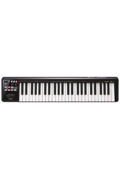 A-49 MIDI Keyboard Controller – 49 Keys, Lightweight & USB Powered for Studio and Live Use