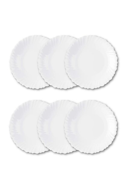 6 Piece set Dinner plate Opal ware 26.5cm