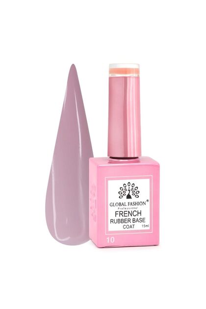 Professional French Rubber Base Coat 15ml – Chip-Resistant, Long-Lasting Gel Base for Mani/Pedi
