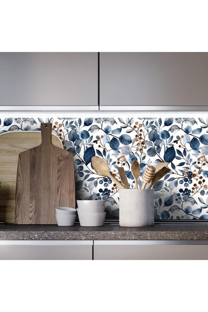 Kitchen Countertop Covering Marble Pattern Adhesive Foil Tile Covering Sticker 60cm X 100cm