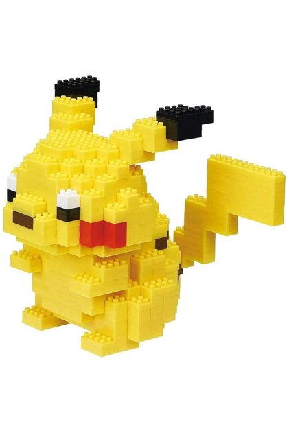 Pixel Block Toy Cute Building Set Yellow