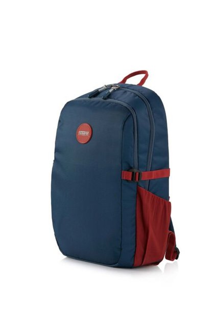 Daybreak 15.6 Inch Laptop Backpack 22L Capacity Polyester Blue Elastic Pockets