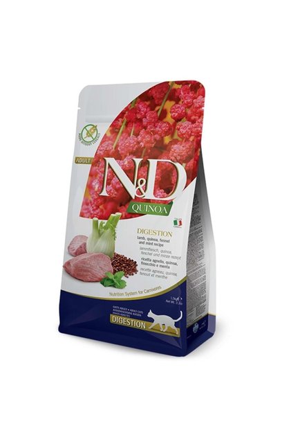 Kinoa Digestion Kuzu Etli Kedi Maması 1,5 Kg