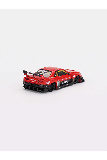 mini gt 1:64 Mini GT 2024 Nissan SKYLINE GT-R (R34) SUPER REDBLACK