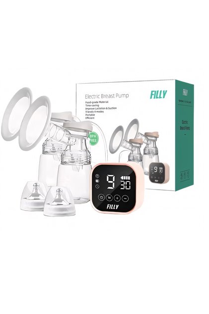Electric Double Breast Pump with Lactation Function Wearable Hands Free