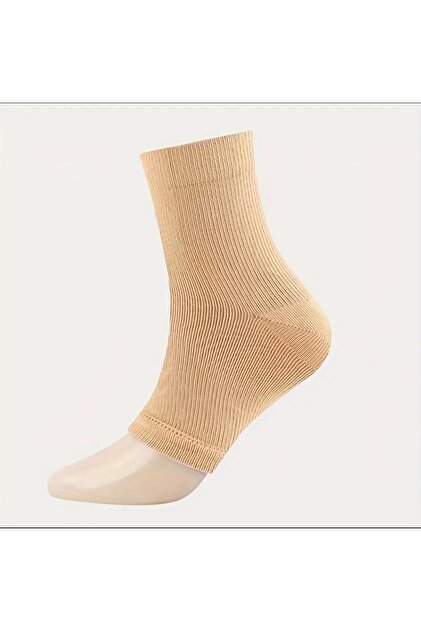 Yiwu Toeless Wrist Compression Sleeves for Men and Women Beige/S-M
