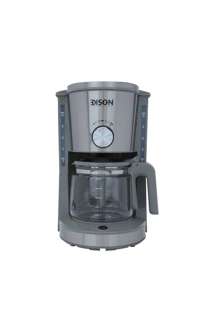 Coffee Maker, 1.25L, 1000W, Steel - Light Grey