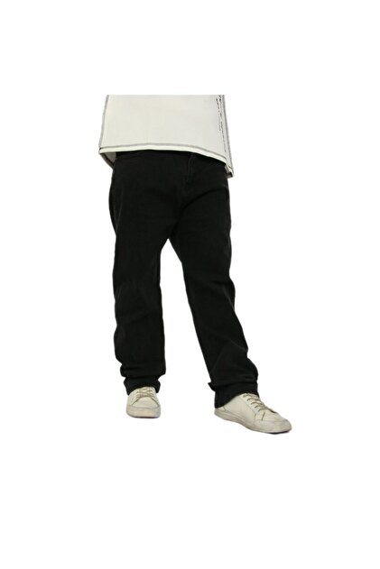 Plain oversized jeans for both sexes