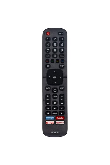 Универсално дистанционно управление за Hisense Smart TV En2bi27h LED/LCD, съвместимо с Netflix, черно