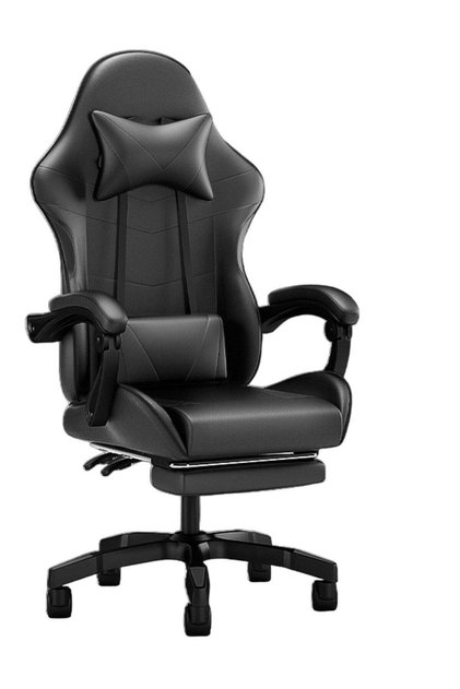 Ergonomic Gaming Chair Heavy Duty Office Throne with Headrest Armrest and Footrest Assorted