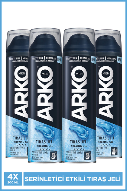 Serinletici Cool Erkek Bakım Tıraş Jeli 4x200ml