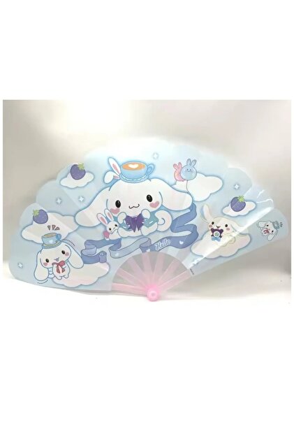 DerinHome Kuromi My Melody Cinnamoroll Çocuk El Yelpaze Adet