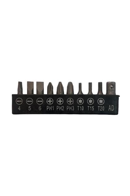 BİTS UÇ SETİ 25mm 10 PARÇA YILDIZ/DÜZ/TORX
