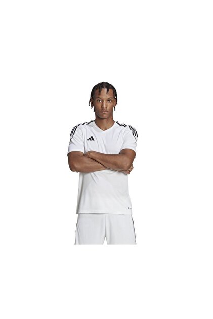 adidas Tiro 23 Jsy Erkek Futbol T-Shirt HR4610 Beyaz Tişört