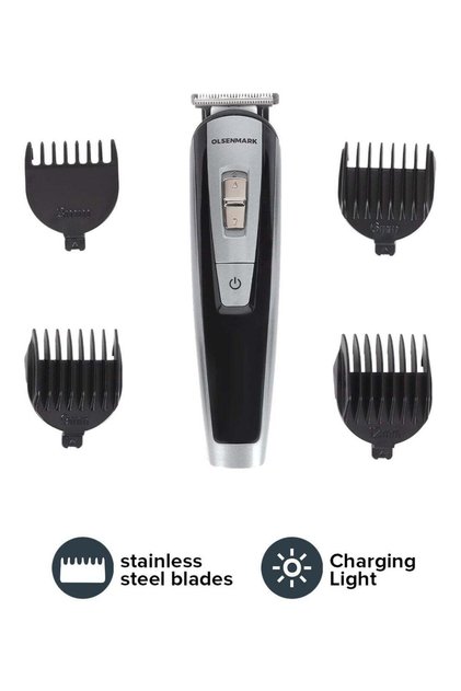 Rechargeable Hair & Beard Trimmer | 30 Min Use, 3–12mm Combs, Precision Switch, Fast & Safe Trim