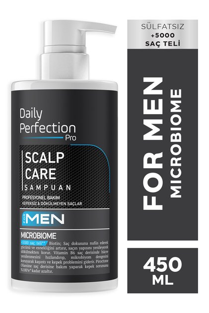 Saç Dökülmesine Karşı Etkili Şampuan Scalp Care For Men 450 ml