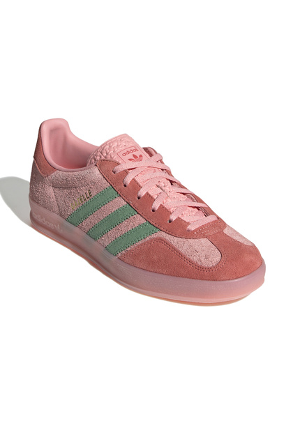 adidas gazelle silver green womens adidas Originals Gazelle Bold Women's Court Green/Lucid Pink/Pure Sulfur Shoes, Size: 9