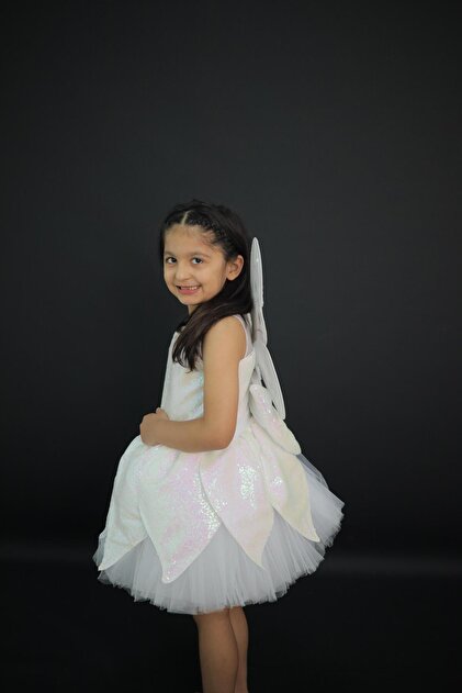 tinkerbell white dress Magical Fairy Twirl – Only Little Once The combination of taffeta and an outer layer of chiffon creates an incredibly soft and ethereal look Tinkerbell Set