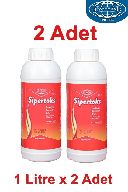 2 Adet Sipertoks Çözelti Bit Pire Kene Ilacı 1 Lt Küçükbaş