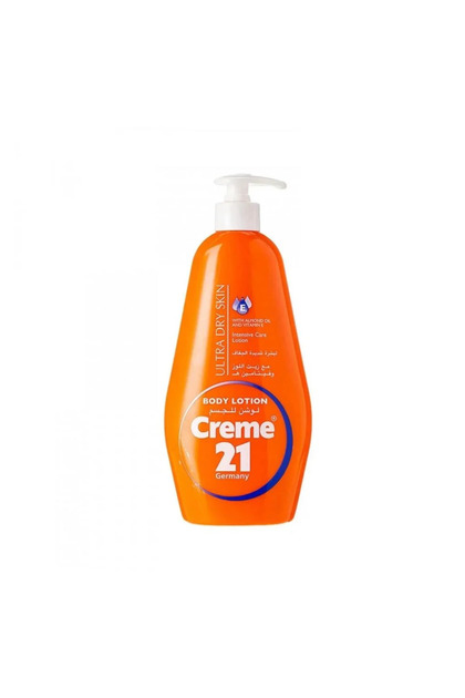 Cream 21 Body Lotion for Very Dry Skin with Almond Oil and Vitamin E 600ml