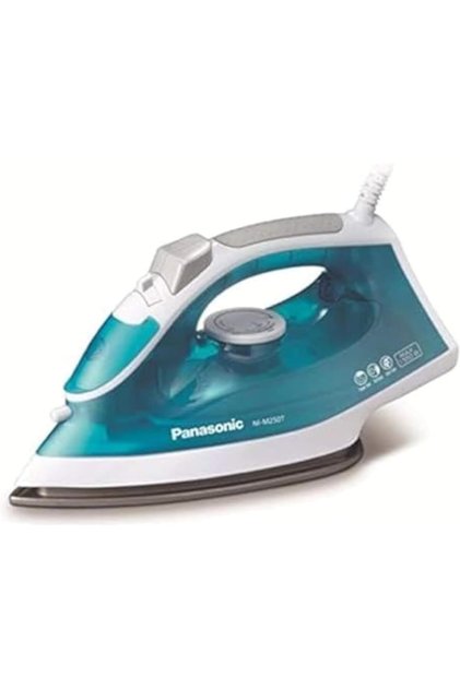 Panasonic NI-M250T Titanium Coated Sole Plate Steam Iron (White Green, 1550W)