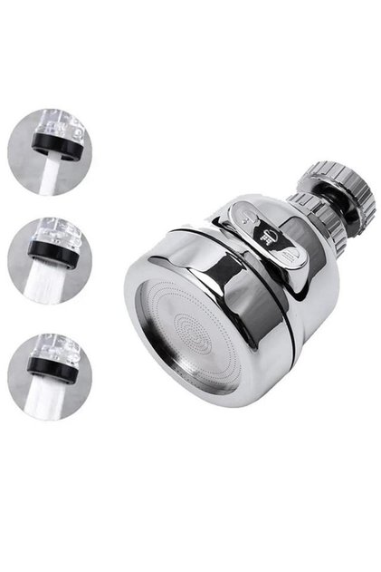 Sn-27115 3 Stage Saving Faucet Head 360 Degrees