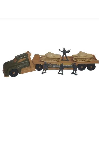 7 Parça 46 Cm Oyuncak Asker Taşıma Aracı Oyuncak