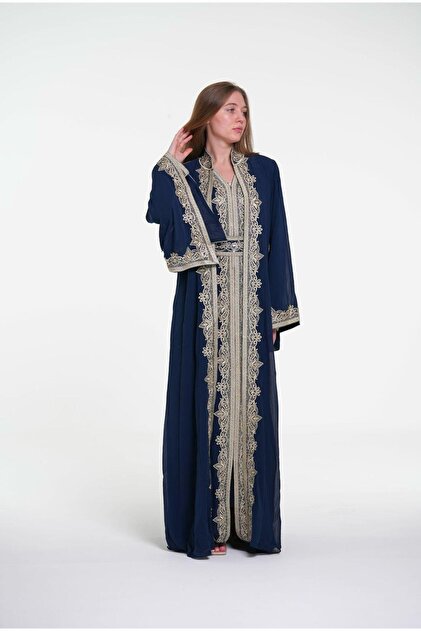 Moroccan Kaftan Embroidered Luxury Dress Women Kaftan Dress
