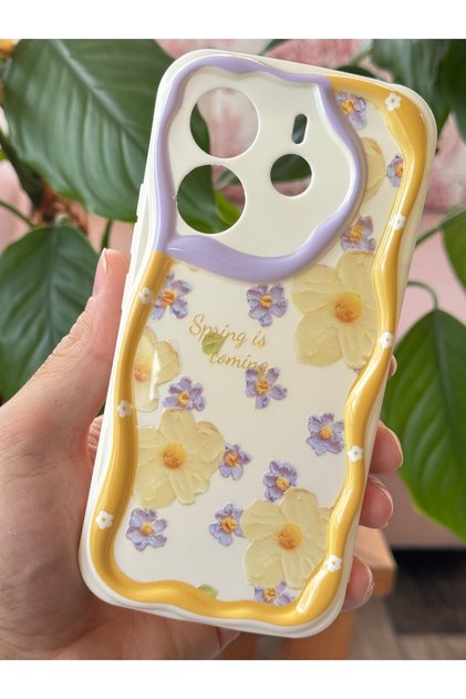 Redmi Note 14 4g Case Designed Pattern Camera Protected Daisy Flower Colorful Silicone Cover