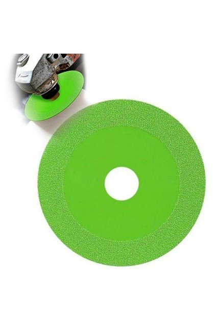 Disc de tăiat sticlă ultra-subțire, diamantat, 10 cm, verde