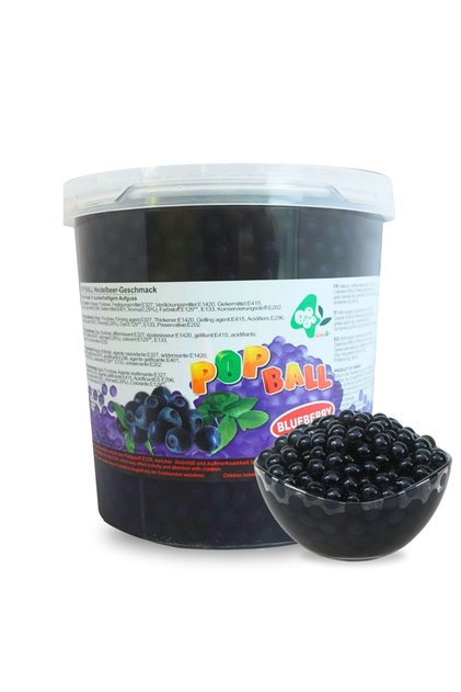 Perle Popping Boba cu Aroma de Afine, 3.2 kg, Efe Universe – Perle Fructate pentru Bubble Tea