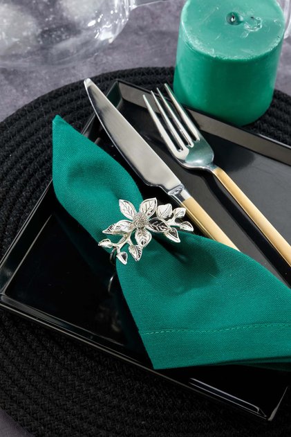 Luxury Design Napkin Ring, 3 Pieces