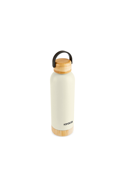 Karaca Woody Çelik Sızdırmaz Termos 500 ml Krem - Fiyatı, Yorumları