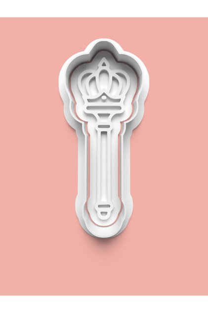 King Staff Cookie Mold and Sugar Dough Mold