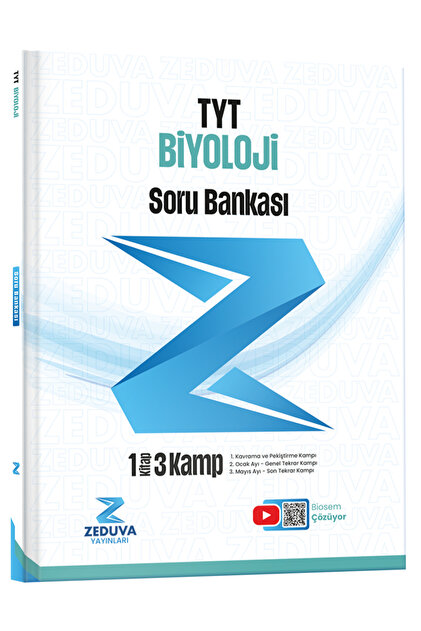 Zeduva Biosem TYT Biyoloji 1 Kitap 3 Kamp Soru Bankası - Fiyatı ...