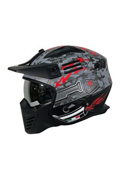 Sway 726x Kask Tokyo Tıtanıum Whıte Black - Fiyatı, Yorumları