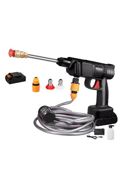 Aparat de spălat cu presiune 48V 5600mAh Negru