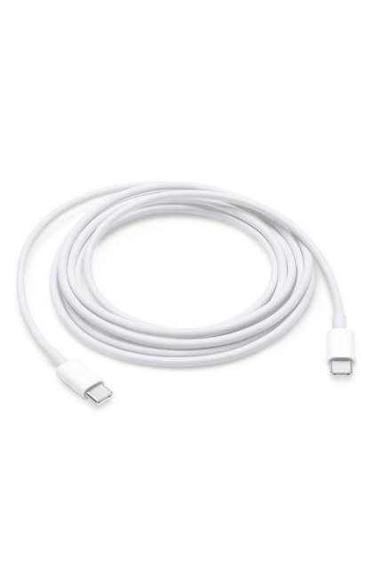Кабел за данни Apple MLL82ZM/A, USB Type-C - USB Type-C, 2 м, блистер (бял)