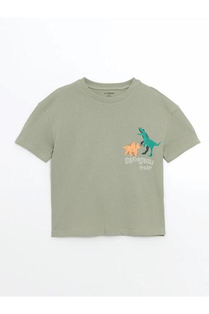 Lcw Kids Crew Neck Printed Baby Boy Pique T-Shirt (S5)