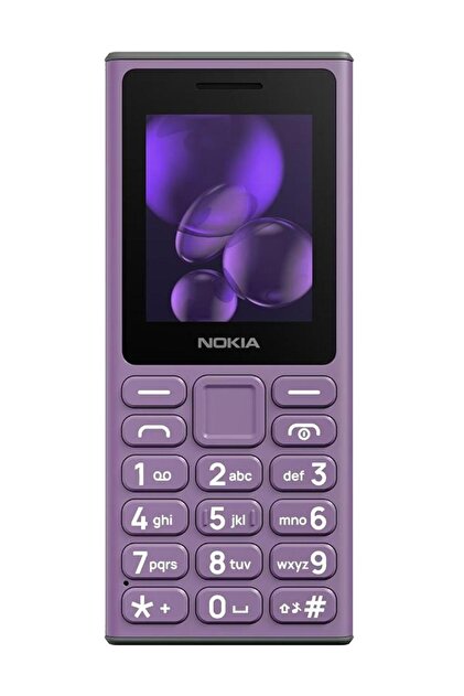 105 (2024) Телефон с две SIM карти, лилав, 2" дисплей, батерия 1000mAh, FM радио