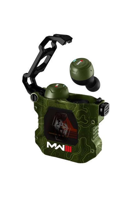 Ακουστικά 4G TWS MW3 Πράσινο Καμουφλάζ