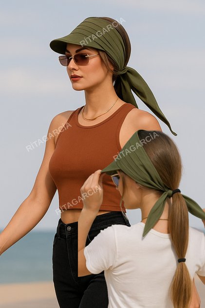 Safari Bandana Vizör Şapka