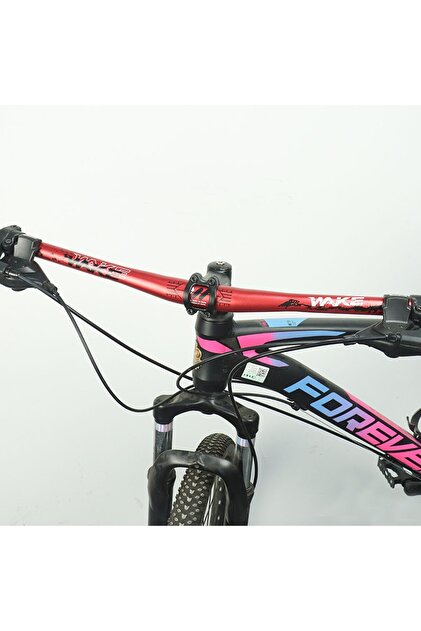 Asroya Wake Kırmızı Bisiklet Alüminyum Gidon 780mm 31,8mm Bisiklet