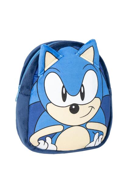 Ghiozdan pentru grădiniță, Sonic, albastru, 22 cm