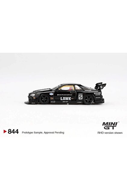 ミニカー Minigt LBWK Nissan GT-R Black 1/64 #75 MiniGT 1:64 LB
