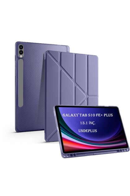 UnDePlus Samsung Galaxy Tab S10 FE+ Plus Kılıf Kalem Bölmeli